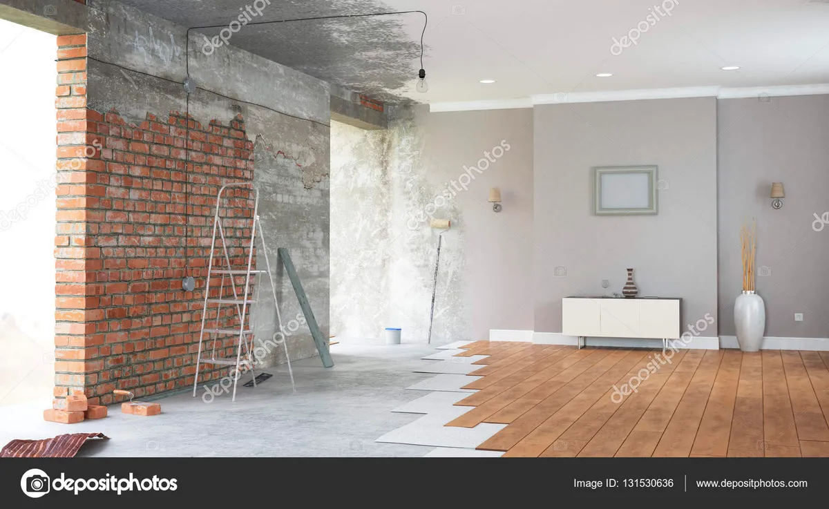 Residential interior renovation project in Doha